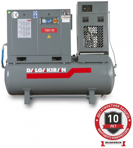 Винтовой компрессор Dalgakiran Tidy 25-500D